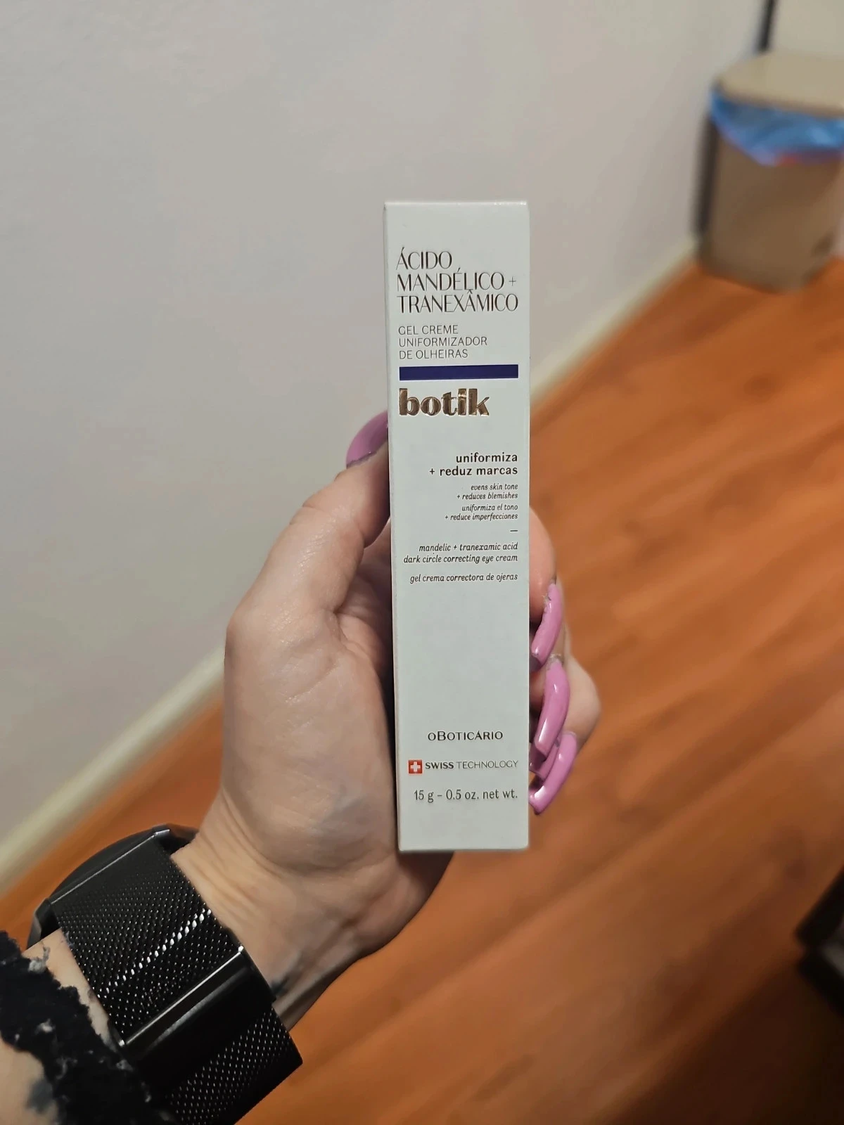 Gel Creme Uniformizador de Olheiras Ácido Mand + Tranc Botik 15g